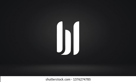 BL logo design template vector illustration 