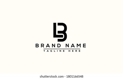 BL Logo Design Template Vector Graphic Branding Element.