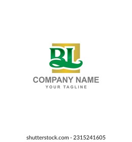 BL Logo Design Template Vector Graphic Branding Element.EPS 10