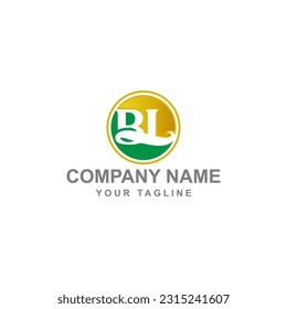 BL Logo Design Template Vector Graphic Branding Element.EPS 10