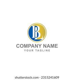 BL Logo Design Template Vector Graphic Branding Element.EPS 10