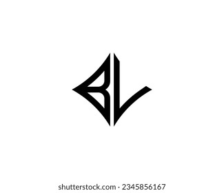 BL Logo design vector template