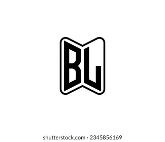 BL Logo design vector template