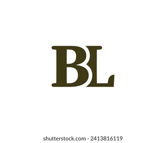 BL LOGO DESIGN VECTOR TEMPLATE