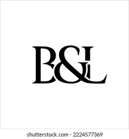 BL logo font design for your name, brand and product