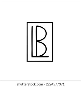 BL logo font design for your name, brand and product