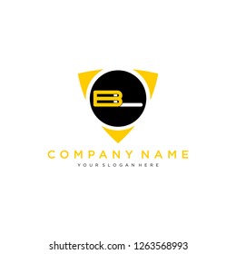 BL Security Guard Logo Icon template - Vector