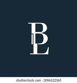 BL Unique abstract geometric vector logo design.