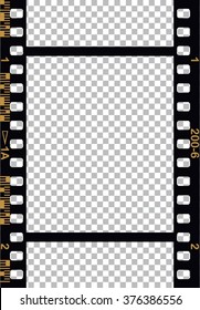 Black 35 mm Movie Film Strip