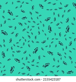 Black 360 degree view icon isolated seamless pattern on green background. Virtual reality. Angle 360 degree camera. Panorama photo.  Vector