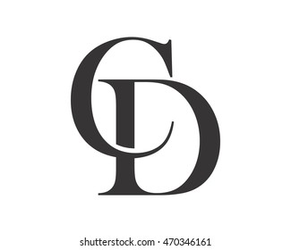 Black Abbreviation Alphabet Symbol Typography Typeface Stock Vector ...