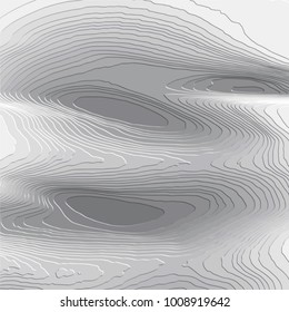 black abstract 3D fog pattern with horizontal aligned soft embossed areas, vector illustration