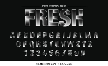 Black Abstract Artistic Font Typography