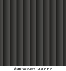 Fondo abstracto negro. 3 quinquies patrón geométrico sin fisuras. Ilustración del vector EPS10. Plantilla de diseño hecha de bandas repetidas y bandas. Ciego de ventanas