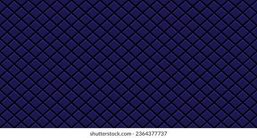 Black abstract background and blue square, vector design background 