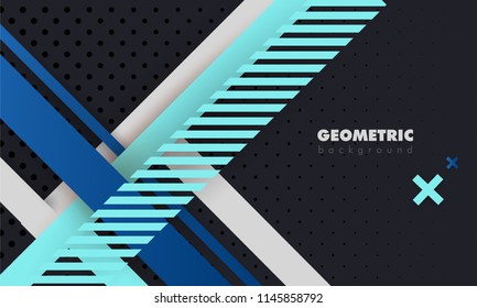 Black Abstract Background with bright stripes Pattern and luxury dynamic modern abstract vector background for presentation, report, abstract luxury cover.