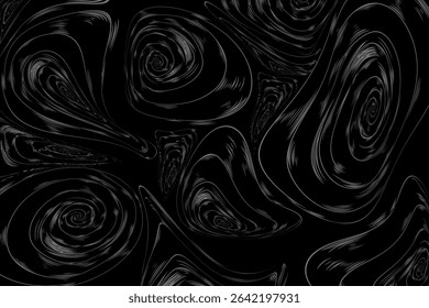 black abstract background with curved lines pattern melting into grey