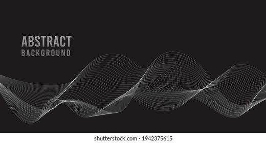 black abstract background, design for flyers, posters and presentation