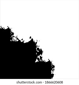 black abstract background design gathered at the bottom corner.