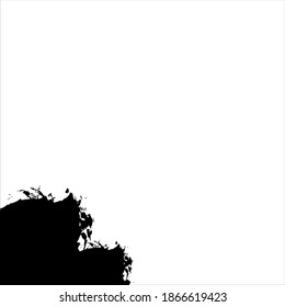 schwarz abstraktes Hintergrunddesign. farbige Illustration.