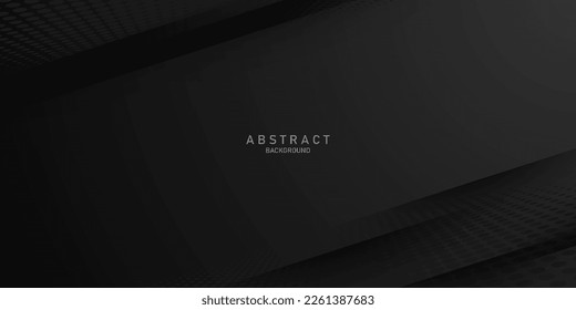 diseño de fondo abstracto negro ilustración vectorial moderna