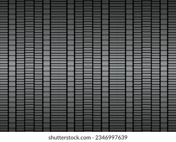 Schwarzes abstraktes Hintergrunddesign. Moderne Linienmuster (Guilloche-Kurven) in einfarbigen Farben. Premium-Textur für Banner, Banner, Business-Hintergründe. Dunkle horizontale Vektorvorlage.