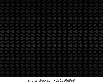Black abstract background design. Modern wavy lines (guilloche curves) pattern in monochrome colors. Premium line texture for banner, business background. Dark horizontal vector template.