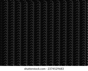 Black abstract background design. Modern wavy lines (guilloche curves) pattern in monochrome colors. Premium line texture for banner, business background. Dark horizontal vector template.