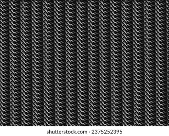 Diseño de fondo abstracto negro. Fondo de metal ornamento moderno. Textura de línea premium para banner, fondo de negocio. Plantilla de vector horizontal oscuro.