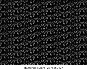 Diseño de fondo abstracto negro. Fondo de metal ornamento moderno. Textura de línea premium para banner, fondo de negocio. Plantilla de vector horizontal oscuro.