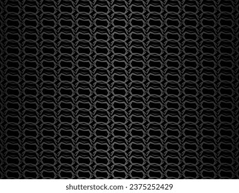 Diseño de fondo abstracto negro. Fondo de metal ornamento moderno. Textura de línea premium para banner, fondo de negocio. Plantilla de vector horizontal oscuro.