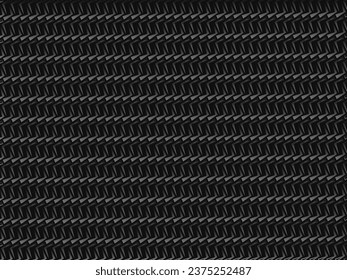 Diseño de fondo abstracto negro. Fondo de metal ornamento moderno. Textura de línea premium para banner, fondo de negocio. Plantilla de vector horizontal oscuro.