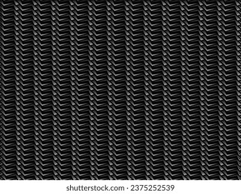 Black abstract background design. Modern ornament metal background. Premium line texture for banner, business background. Dark horizontal vector template.