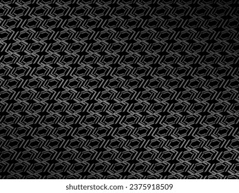 Diseño de fondo abstracto negro. Fondo de metal ornamento moderno. Textura de línea premium para banner, fondo de negocio. Plantilla de vector horizontal oscuro.