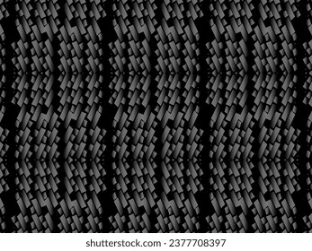 Black abstract background design. Modern ornament metal background. Premium line texture for banner, business background. Dark horizontal vector template.