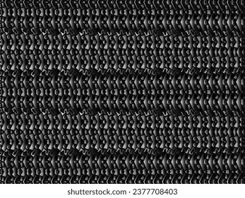 Diseño de fondo abstracto negro. Fondo de metal ornamento moderno. Textura de línea premium para banner, fondo de negocio. Plantilla de vector horizontal oscuro.