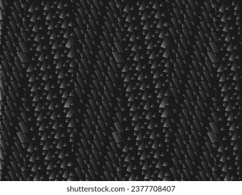 Schwarzes abstraktes Hintergrunddesign. Moderner Metallhintergrund für Ornamente. Premium-Textur für Banner, Business-Hintergrund. Dunkle horizontale Vektorvorlage.