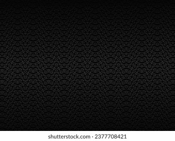 Schwarzes abstraktes Hintergrunddesign. Moderner Metallhintergrund für Ornamente. Premium-Textur für Banner, Business-Hintergrund. Dunkle horizontale Vektorvorlage.