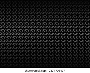 Black abstract background design. Modern ornament metal background. Premium line texture for banner, business background. Dark horizontal vector template.