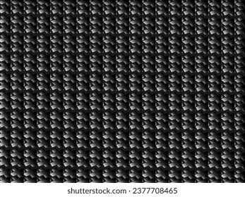 Black abstract background design. Modern ornament metal background. Premium line texture for banner, business background. Dark horizontal vector template.