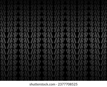 Diseño de fondo abstracto negro. Fondo de metal ornamento moderno. Textura de línea premium para banner, fondo de negocio. Plantilla de vector horizontal oscuro.