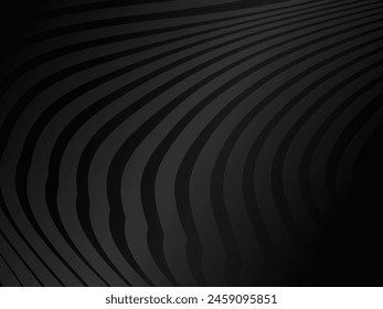 Black abstract background design. Modern pattern in monochrome colors. Premium line texture for banner, business background.