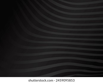 Black abstract background design. Modern pattern in monochrome colors. Premium line texture for banner, business background.