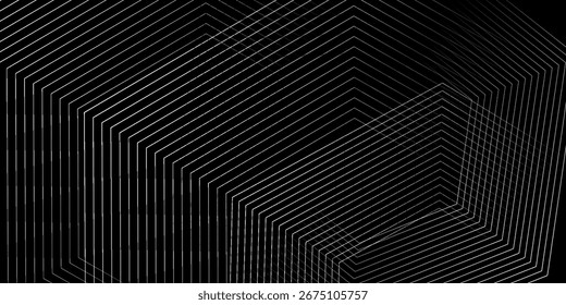 Diseño de fondo abstracto negro. Moderno patrón de línea ondulada en colores monocromos. Textura de la raya de Premium para el Anuncio, telón de fondo del negocio