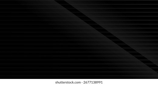 Projeto de fundo abstrato preto. Padrão de linha ondulada moderno elegante papel de parede simples bom natural