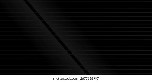 Black abstract background design. Modern wavy line pattern elegant modern wallpaper simple good