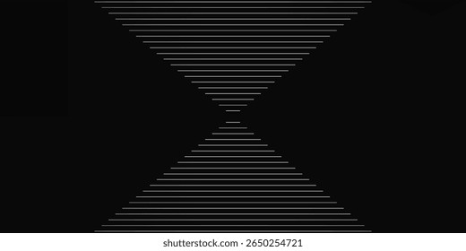 Black abstract background design. Premium stripe texture for banner  business backdrop. Dark horizontal vector template concept good