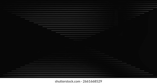 Black abstract background design. Premium stripe texture for banner business backdrop. Modern