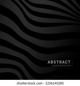 Black abstract background design vector