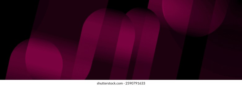 black abstract background with diagonal round shape elements. Minimalist geometric. Modern design. Suitable for covers, banners, brochures, headers, presentations, websites, companies. vector